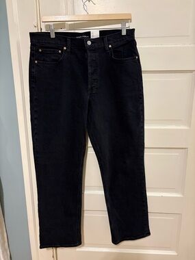 Aritzia Denim Forum The Arlo High Rise Straight Leg jeans